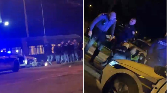 VIDEO Noćna drama u Dubravi: 'Lovili su motociklista, bježao im je. Izgledalo je poput filma'