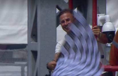 VIDEO Cannavaro na MotoGP-u mahao zastavicom: 'Tu čast je dobio jer je trenirao Dinamo'