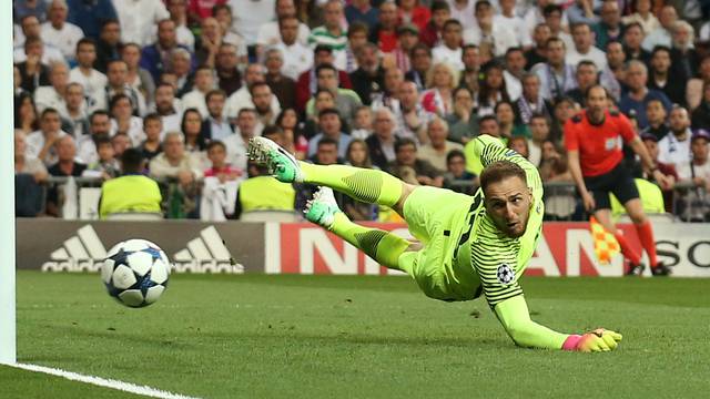 Atletico Madrid's Jan Oblak in action