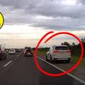 Nevjerojatna snimka: Svi voze u koloni prema Zagrebu, a krkan u BMW-u 'piči' po zaustavnoj!