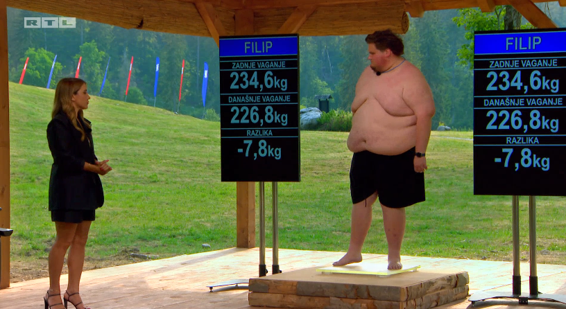 Filip je u 'Životu na vagi' ušao s 234,6 kg, evo koliko je izgubio u prvom tjednu natjecanja