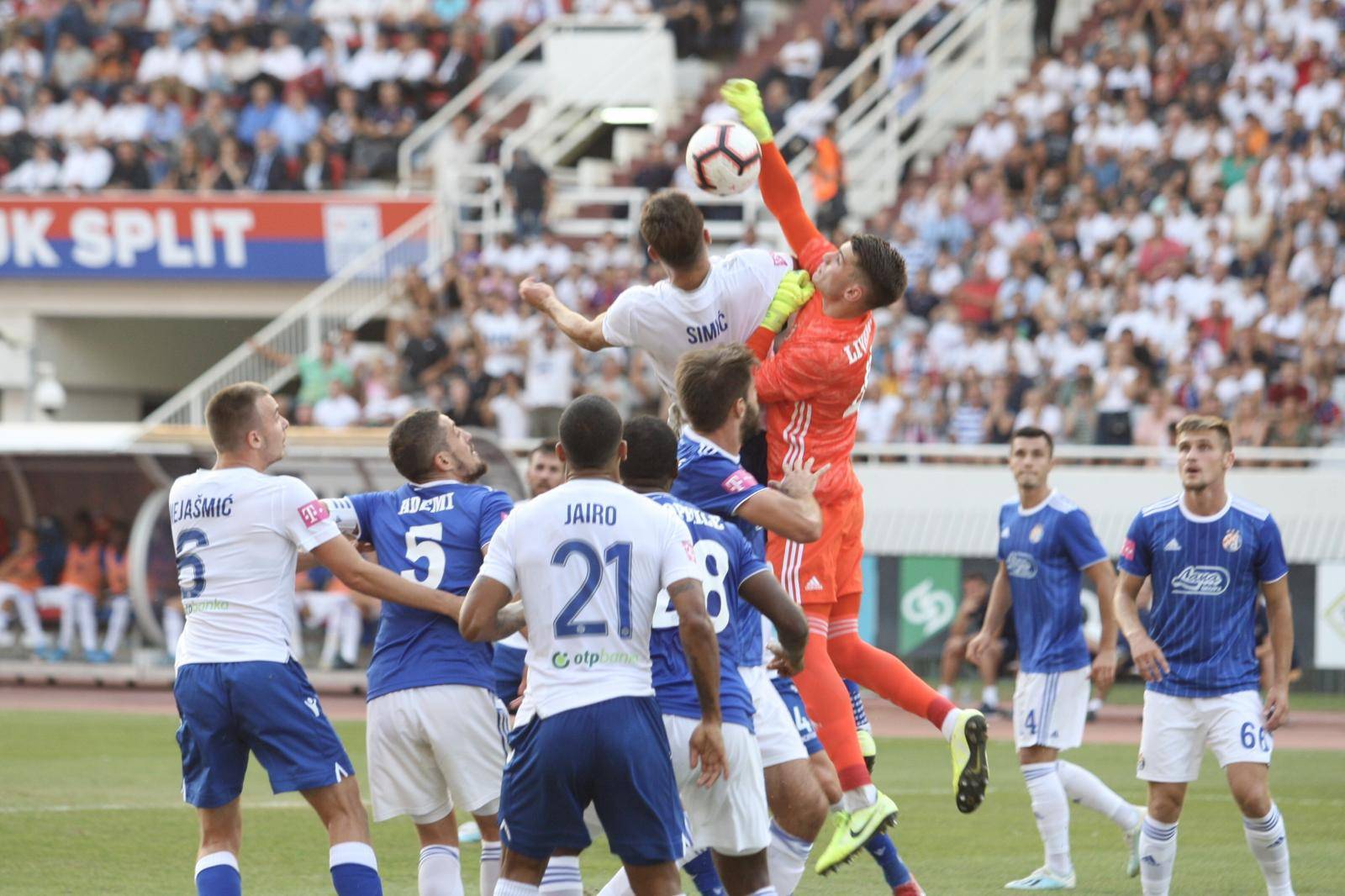 Split: HNK Hajduk i GNK Dinamo u okrÅ¡aju 7. kola Prve HNL na Poljudu