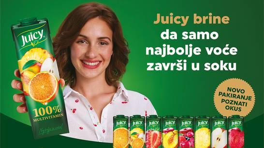 Kampanja “Juicy brine” predstavlja omiljeni voćni sok u inovativnom pakiranju