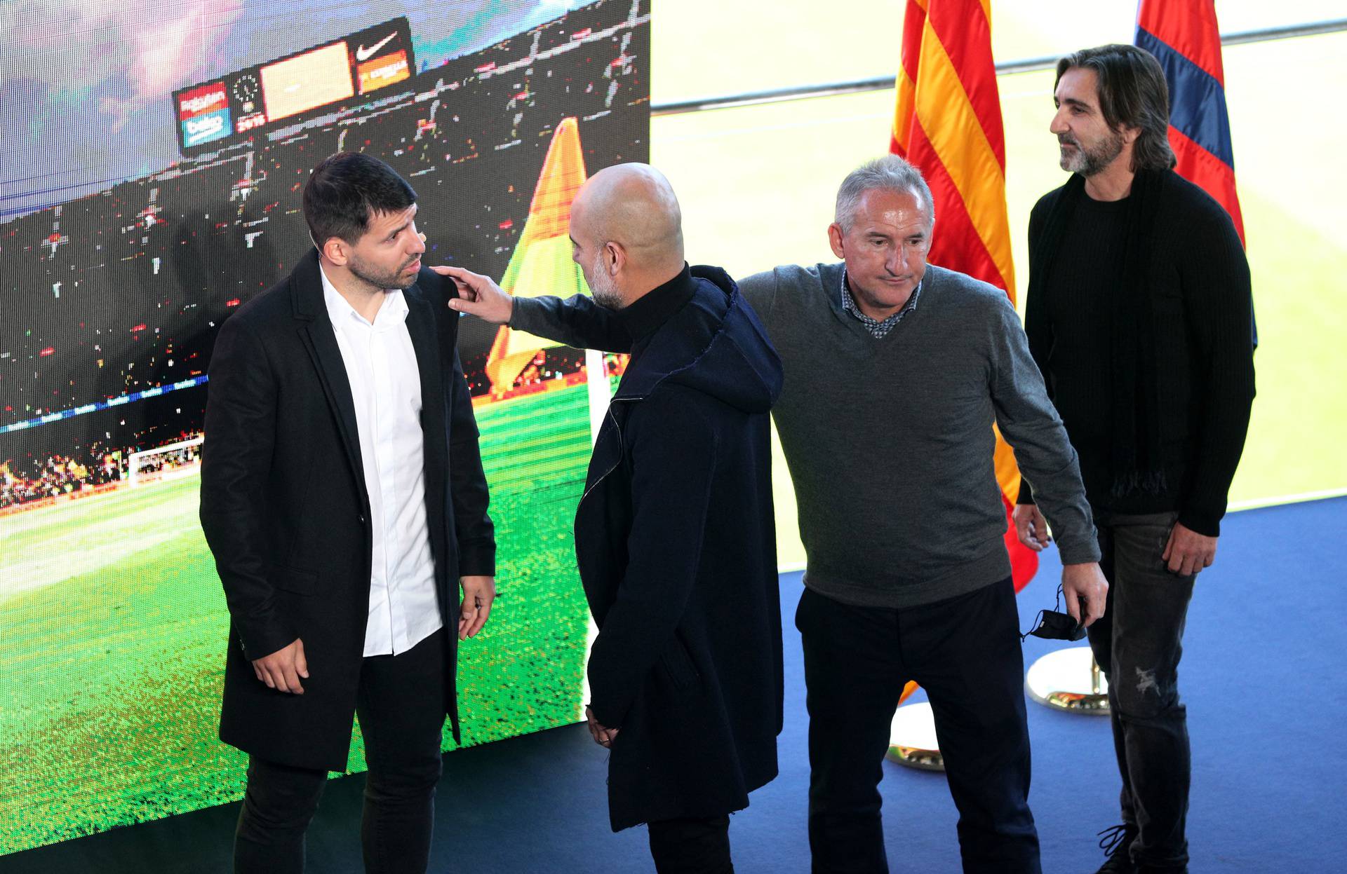 FC Barcelona - Sergio Aguero Press Conference