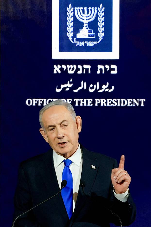 Ceremony marking the 50th anniversary of Operation Entebbe at the President's Residence in Jerusalem