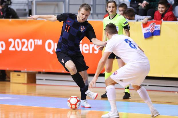 Osijek: Elitno kolo kvalifikacija za Svjetsko prvenstvo u futsalu: Hrvatska - Slovačka