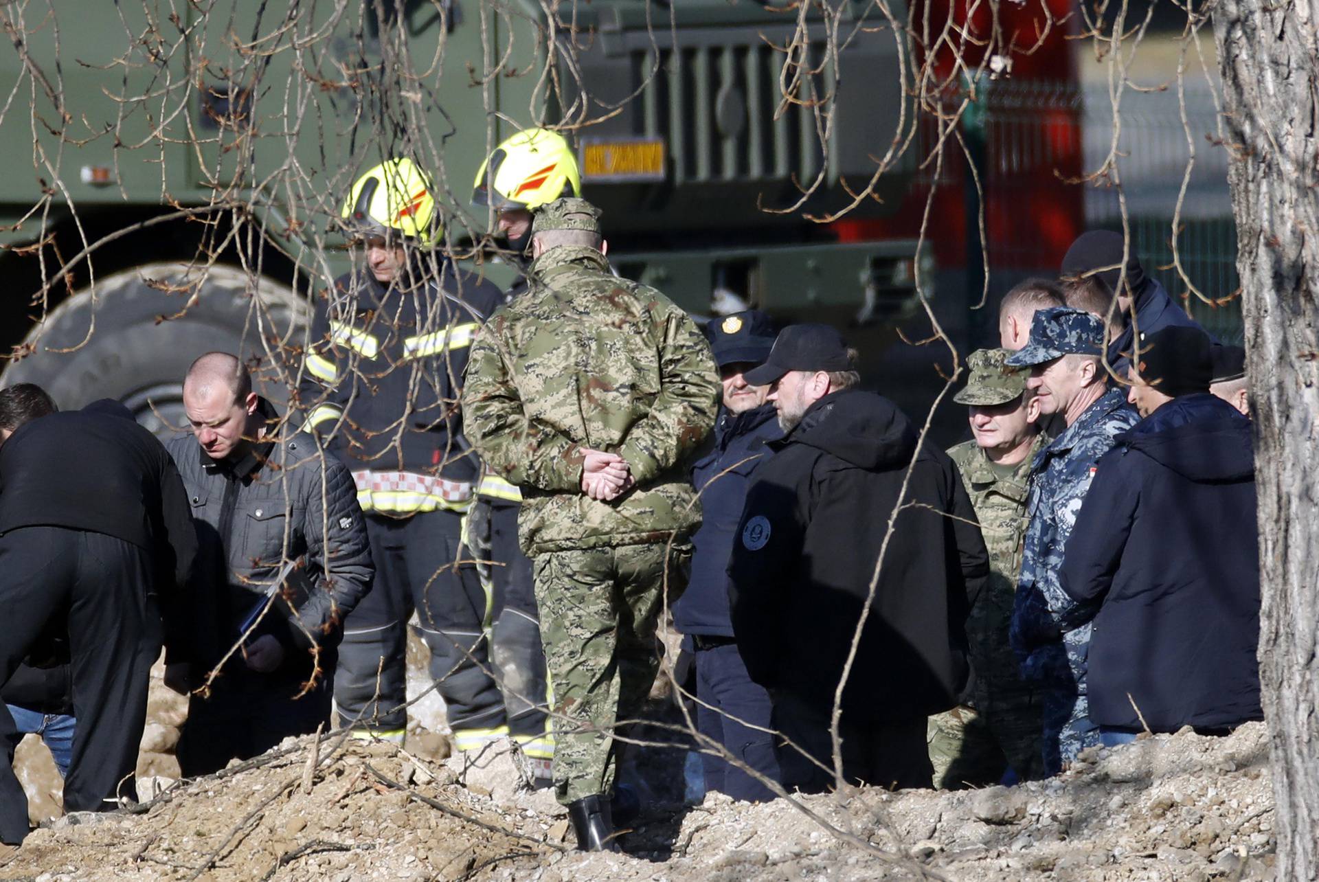 Zagreb: Nastavak očevida nakon pada letjelice na Jarunu