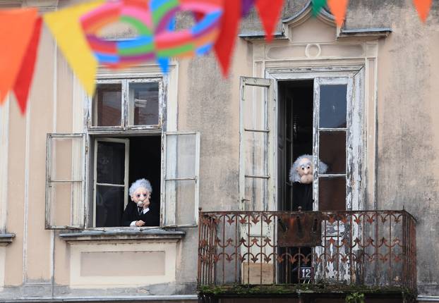 Samobor: Dječja povorka u sklopu 200. obljetnice Samoborskog fašnika