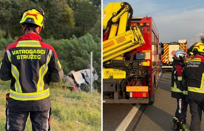 Sudarili su se kombi i auto na A3, 10 ljudi prevezeno u bolnicu