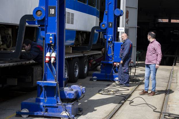 Osijek: Primopredaja tramvaja koje Grad Osijek daruje Gradu Žitomiru u Ukrajini