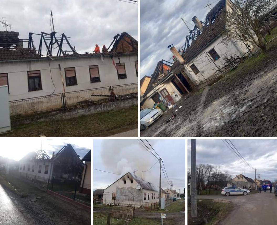 Izgorjela je kuća u Okešincu, mještani skupljaju pomoć za obitelj koja je ostala bez doma