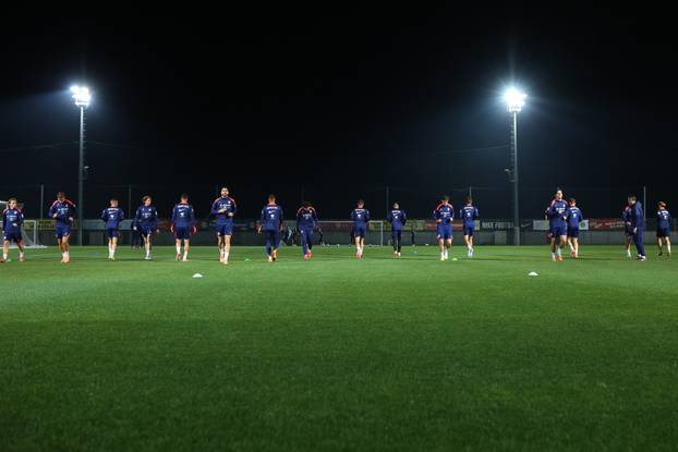 Rijeka: Trening hrvatske nogometne reprezentacije
