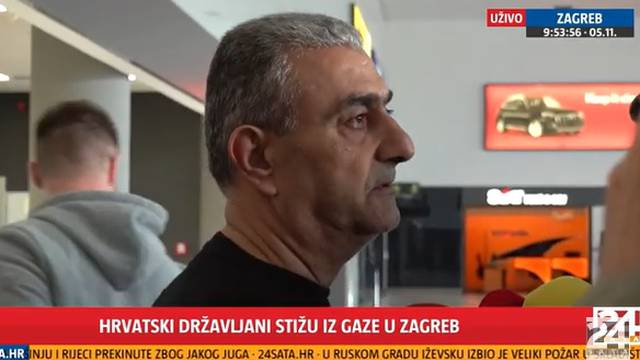 Još hrvatskih državljana iz Gaze pristiglo u Zagreb: 'Iza sebe smo ostavili 30 umrlih, strašno'