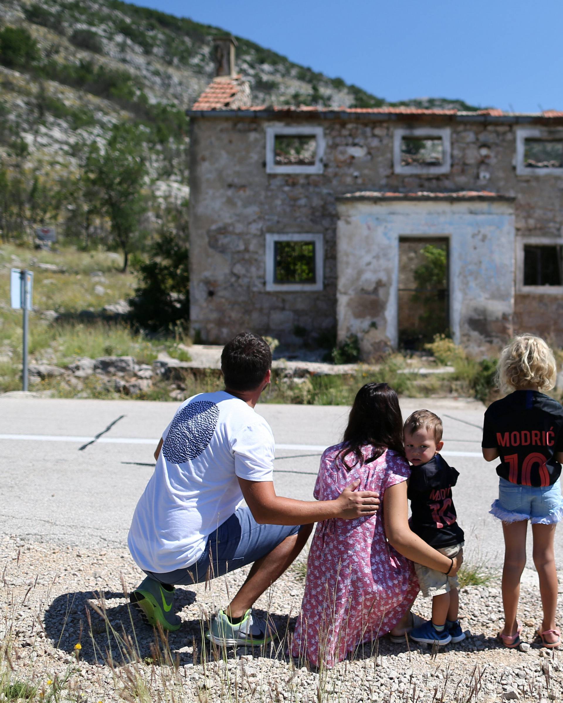 Family comes to see Luka Modric's birth house in Modrici village