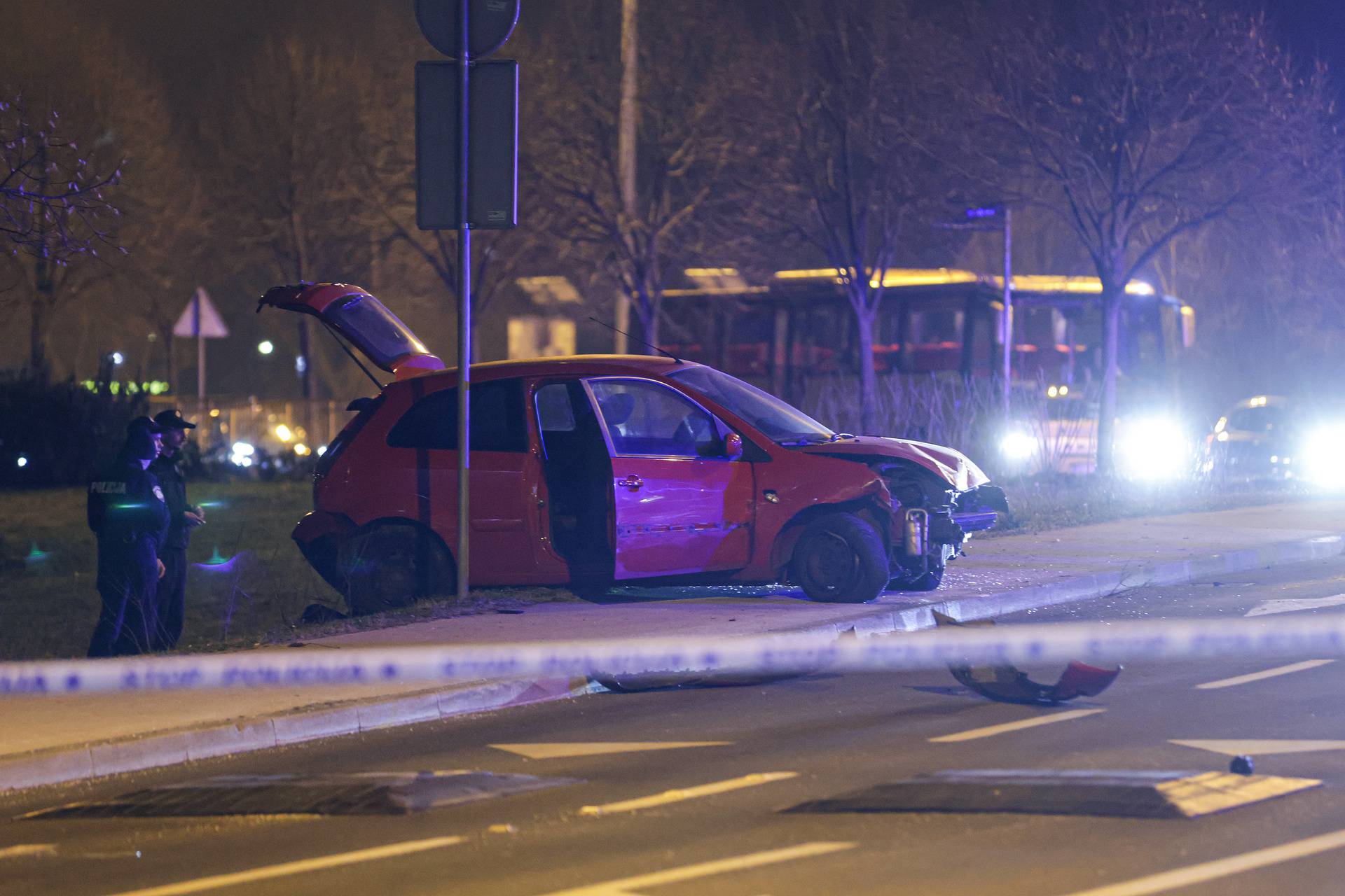 Zagreb: Velika policijska potjera završila sudarom