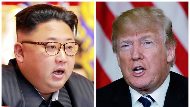 FILE PHOTO: A combination photo of North Korean leader Kim Jong Un and U.S. President Donald Trump