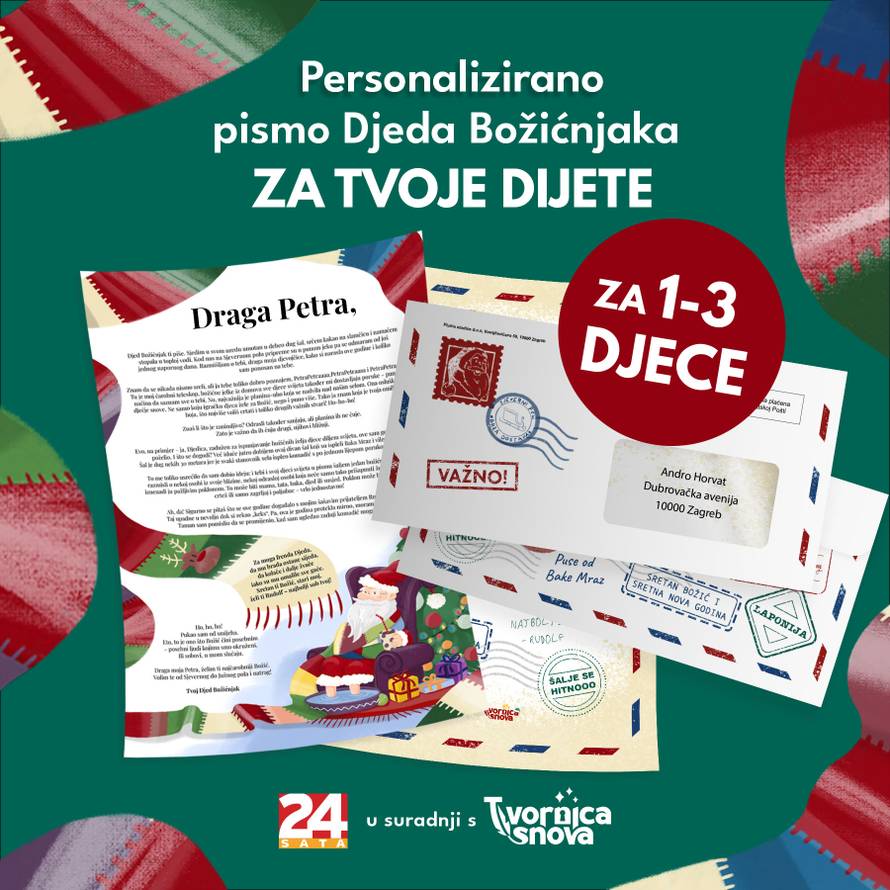 Personalizirano pismo Djeda Božićnjaka