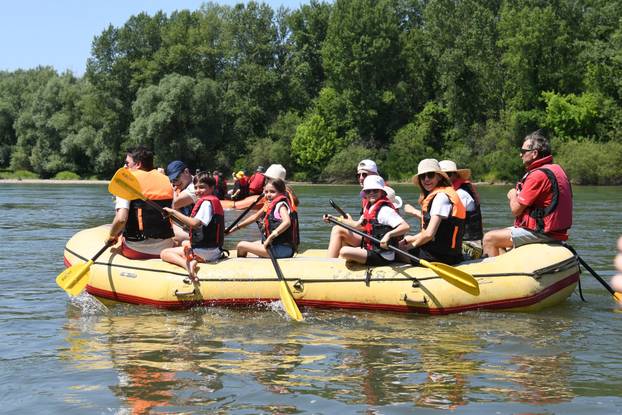 Rafting Hrvatskom Amazonom - Drava 2025. od legradskog ušća Mure u Dravu do Ješkova