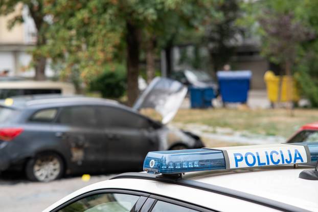 Zagreb: Usred noći izgorio automobil