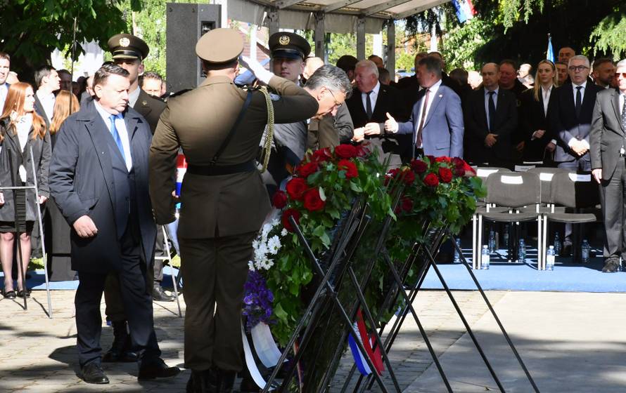 Okučani:  Obilježavanje 31. obljetnice vojno-redarstvene operacije "Bljesak"