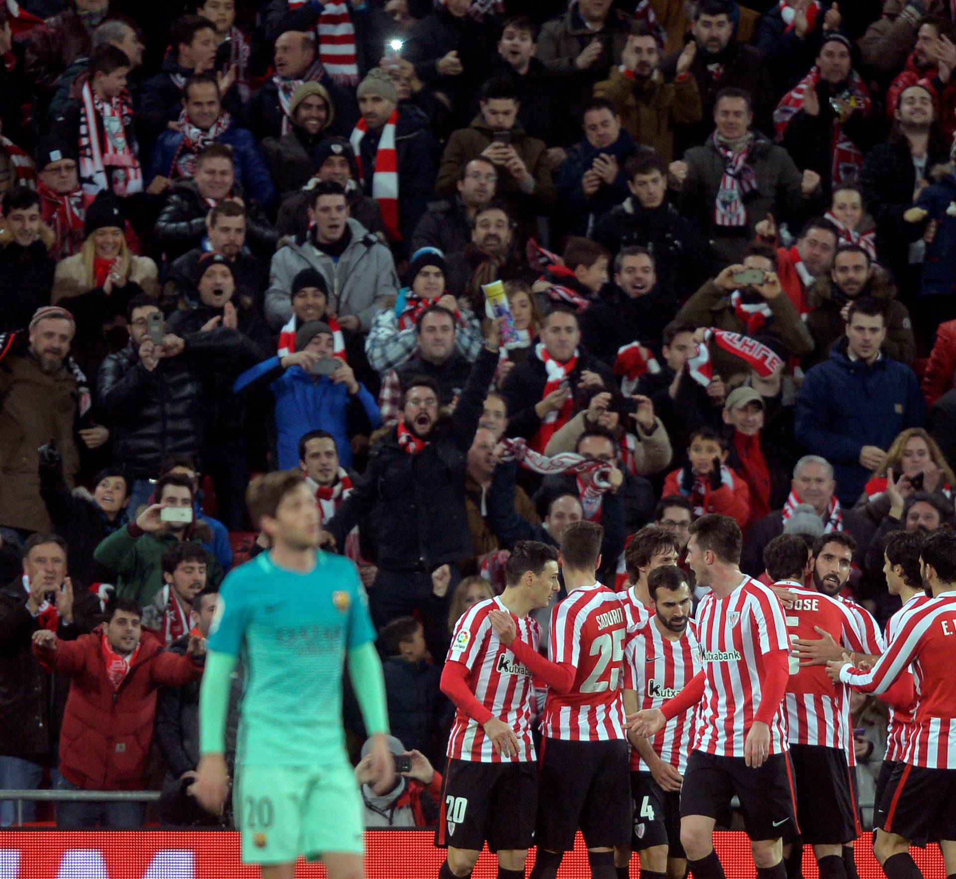 Football Soccer - Athletic Bilbao v Barcelona in King's Cup soccer match