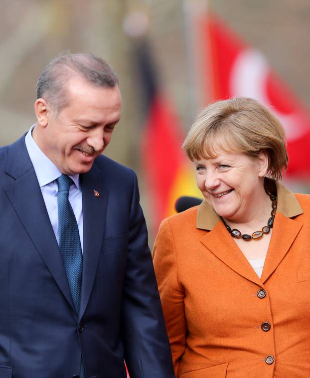 German Chancellor Merkel in Turkey