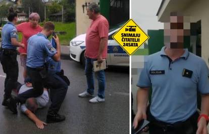 VIDEO Ovako su policajci hapsili heroja koji je spasio Trnje: 'Maknite mu nogu s vrata!'