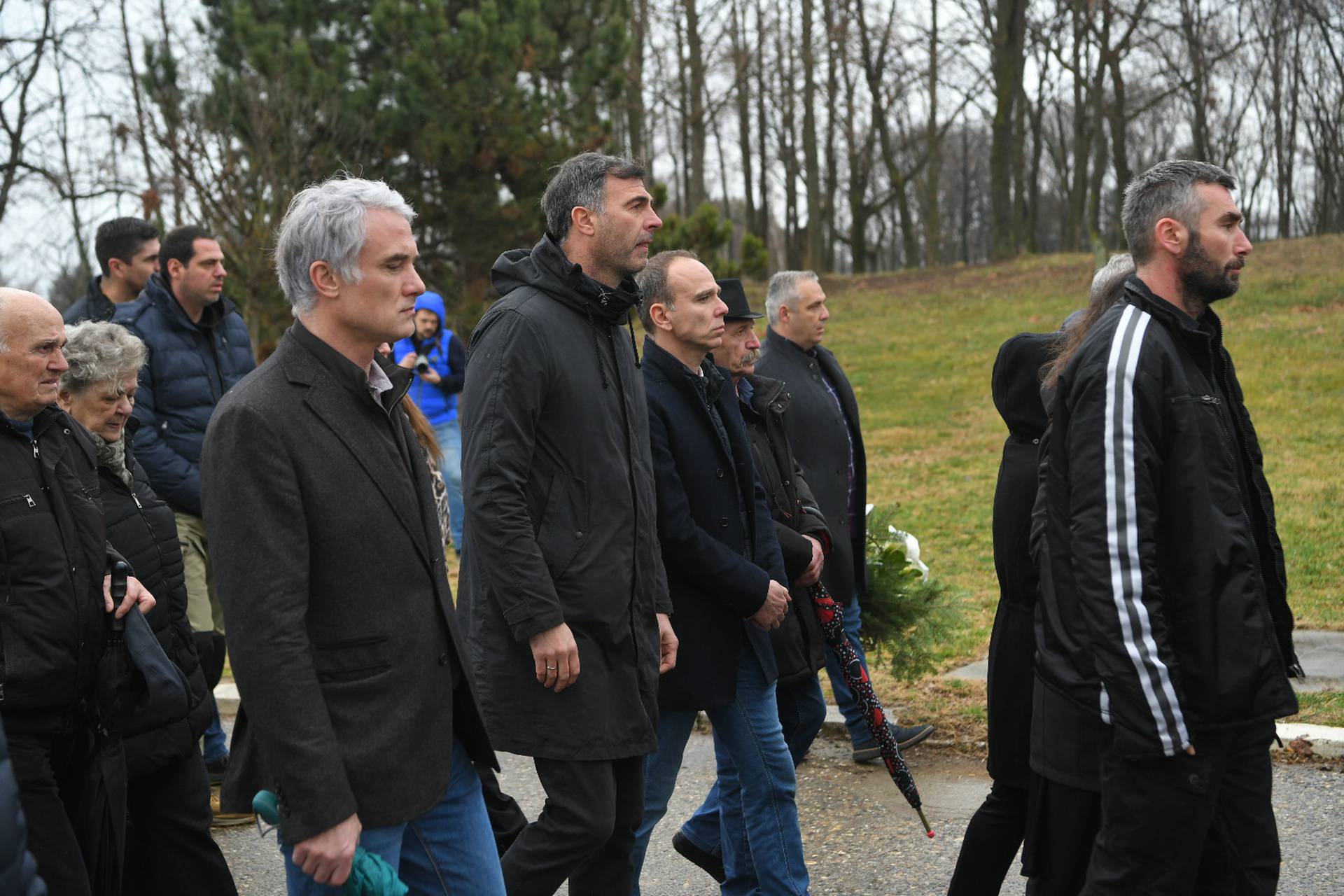 Beograd: Pogreb košarkaškog trenera Dejana Milojevića na Novom groblju