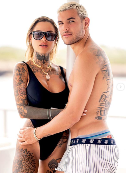 Theo Hernandez i Zoe Cristofoli: Jahta, ljubav, ljeto i - tetovaže