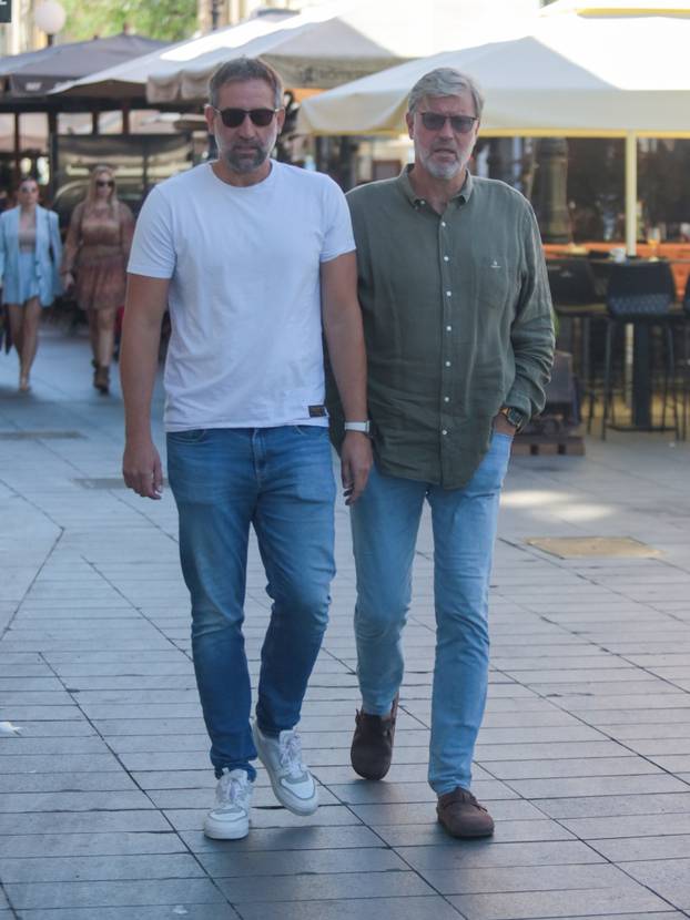 Zagreb: Alojzije Janković i Dubravko Šimenc u centru grada