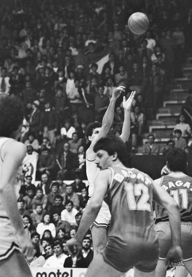 Povijesna utakmica kada je KK Zadar pobijedio KK Cibona u finalu Prvenstva Jugoslavije, 26.4.1986.