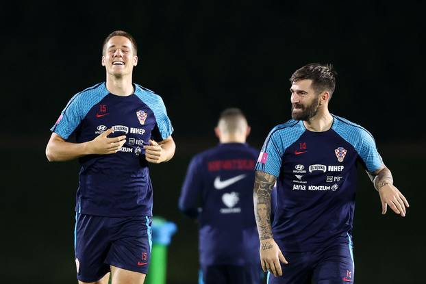 KATAR 2022 - Hrvatska nogometna reprezentacija odradila trening