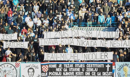 Ultrasi Cibalije odali počast Jean-Michelu: 'Ti znaš da sam ja divlja trava koja ne nestaje...'