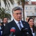 Plenković u Splitu podržao Šutu i Bobana: Očekujemo pobjedu!
