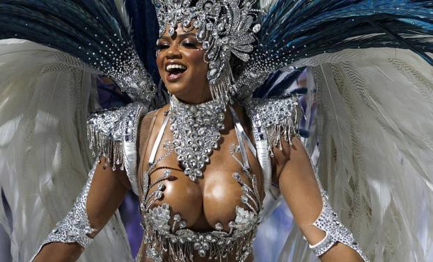 Carnival magic descends on Rio as second night of elite samba schools lights up the Sambadrome, in Rio de Janeiro