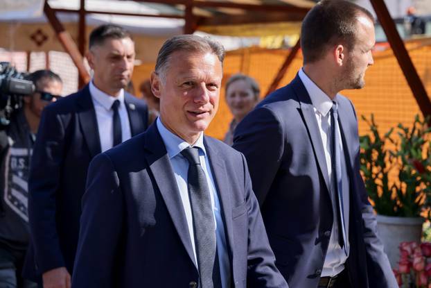 Zadar: Predsjednik Hrvatskog sabora Gordan Jandroković obišao je manifestaciju pod nazivom „Pijat na Pijaci“ 