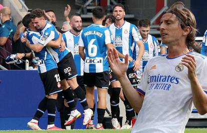 Šok za Modrića i Real: Espanyol ih slomio za prvi poraz u sezoni!