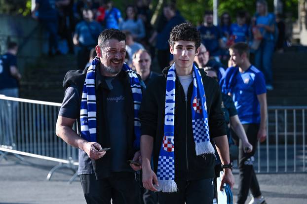 Zagreb: Navijači na utakmici 32. kola Prve HNL, GNK Dinamo i NK Varaždin