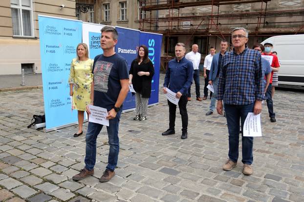 Zagreb: Performans koalicija Stranke s imenom i prezimenom, Pametno i Fokusa