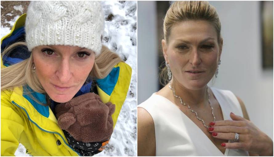 Janica Kostelić po prvi put s Oskarom: 'Čovječuljak u šetnji'