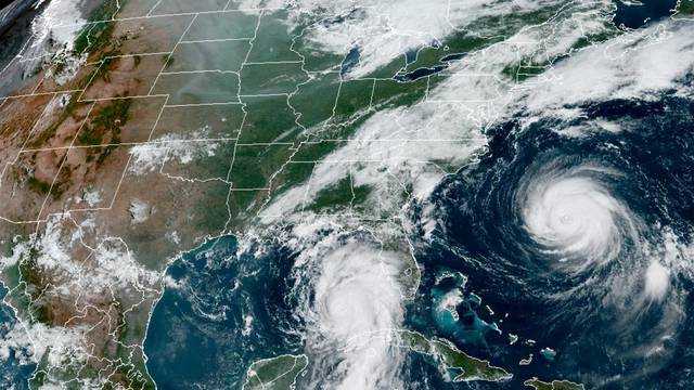 Hurricane Idelia makes its way to Florida's west coast as Hurricane Franklin approaches near Bermuda