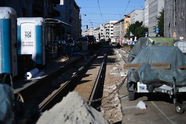 Zagreb: Radovi na tramvajskoj pruzi u Zvonimirovoj zaustavljeni zbog toplinskog vala