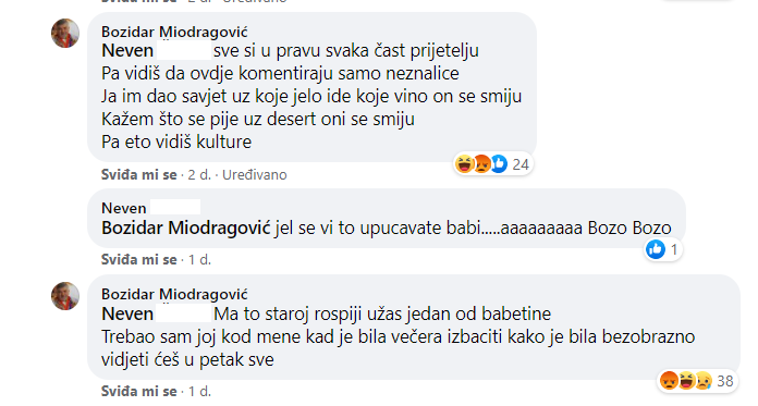 Božidar protiv svih kandidata: 'Seljačine i neznalice! Oni moje savjete smatraju uvredama...'