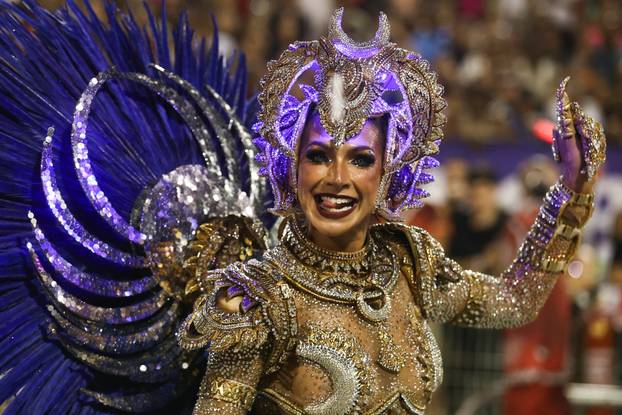 Carnival parade in Sao Paulo