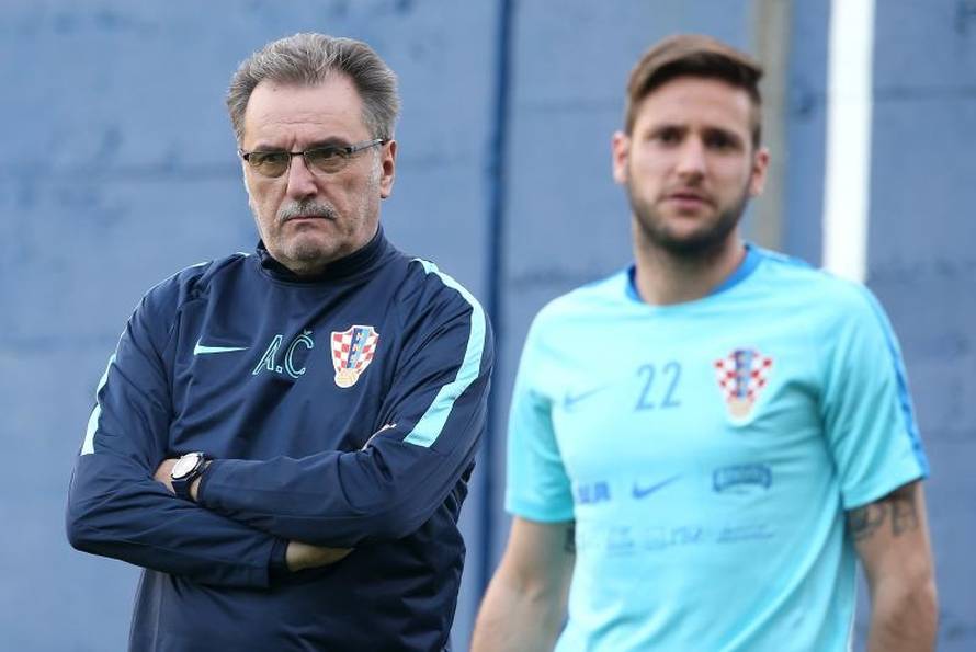 Mamić, Šuker i Mila Horvat na prvom treningu na Maksimiru