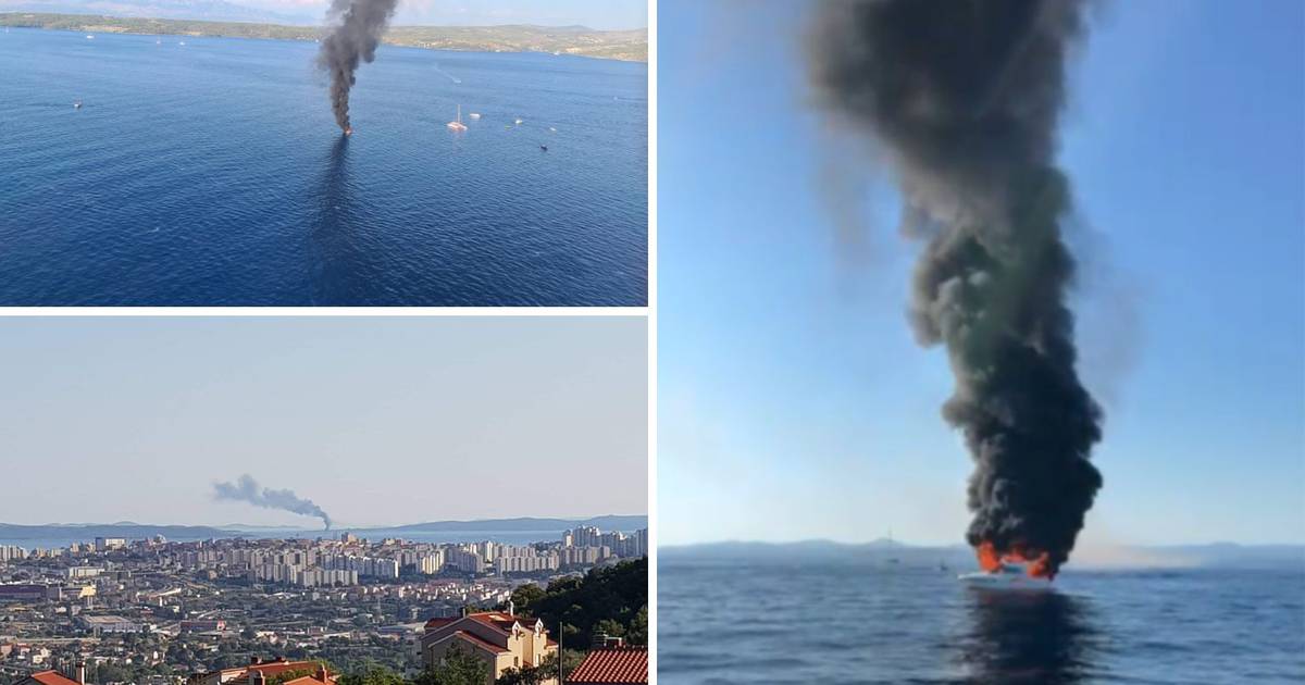 Boat on fire between Solta and Brač: ‘We saved the passengers’