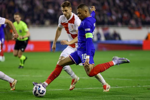 Prva utakmica četvrtfinala UEFA Lige nacija između Hrvatske i Francuske