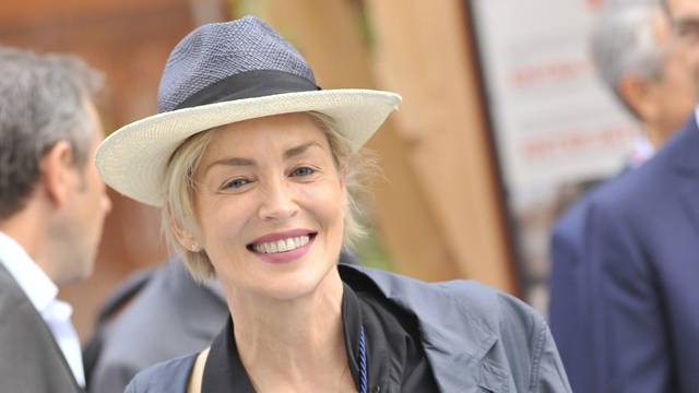 Milano EXPO 2015 Save the Children Pavillion. Sharon Stone private visit