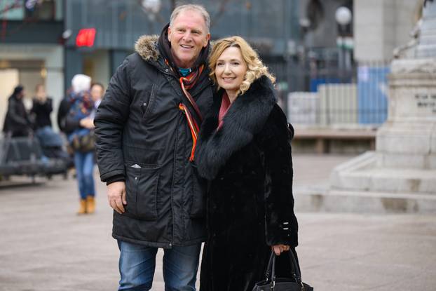 Zagreb: Miljenko Cvitković Minja i Ivana  Portolan Pajić na subotnjoj špici