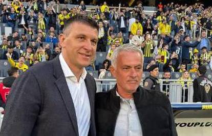 FOTO Jakirović podijelio sliku s Mourinhom nakon što mu je zapaprio: 'Jedan od najvećih'